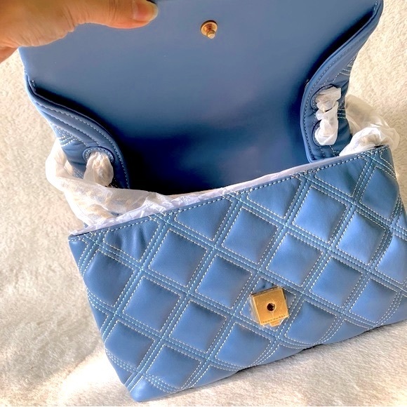 NWT Tory Burch Quilted Leather Fleming Soft Small Convertible Shoulder B… - Picture 6 of 9